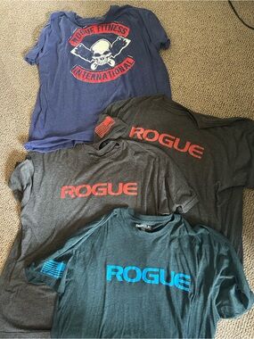 Rogue Fitness Short Sleeve T Shirts (Lot of 4)